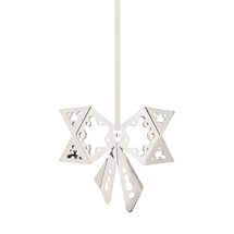 Georg Jensen Kerstbal Strik Christmas Collectibles 2022 - lint - zilver