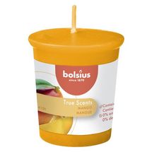 Bolsius Geurkaars / Navulling - voor kaarsenhouder - True Scents Mango - 5 cm / ø 4.5 cm
