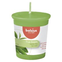 Bolsius Geurkaars / Navulling - voor kaarsenhouder - True Scents Green Tea - 5 cm / ø 4.5 cm
