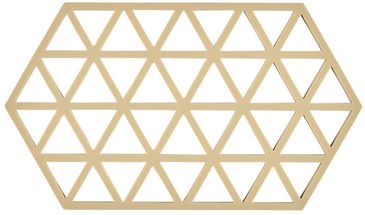Zone Denmark Pannenonderzetter Triangles - Warm Sand - 24 x 14 cm