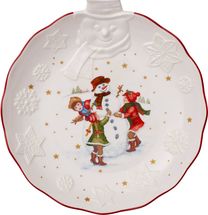 Villeroy & Boch Toy's Fantasy schaal ø 26cm - sneeuwpop