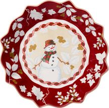 Villeroy & Boch Toy's Fantasy schaal ø 25cm - sneeuwpop