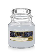Yankee Candle Geurkaars Small Candlelit Cabin - 9 cm / ø 6 cm