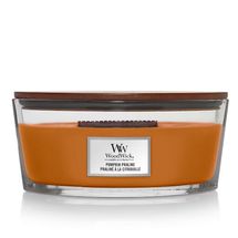 WoodWick Geurkaars Ellipse Pumpkin Praline - 9 cm / 19 cm