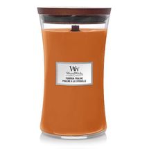 WoodWick Geurkaars Large Pumpkin Praline - 18 cm / ø 10 cm