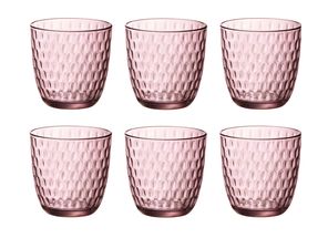 Bormioli Rocco Glazen Slot Roze 290 ml - 6 Stuks