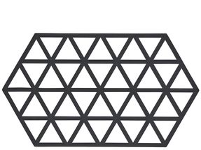 Zone Denmark Pannenonderzetter Black Triangles Siliconen 24 x 14 cm