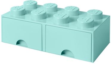 LEGO® Opbergbox - met Lades - Azuurblauw - 50 x 25 x 18 cm