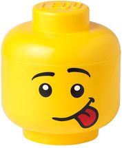LEGO® Opbergbox Hoofd - Silly - ø 16 x 18.5 cm