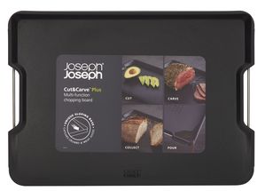 Joseph Joseph Snijplank Cut&amp;Carve Plus 41 x 29 cm - zwart