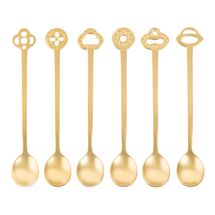 Sambonet Koffielepels Party Oriental Goud Antique 6-Delig
