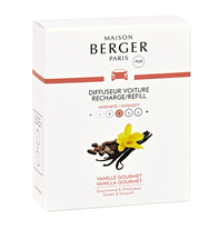 Maison Berger autoparfum navulling Vanilla Gourmet - 2 stuks