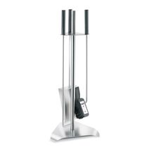 Blomus Chimo haardstel 4-delig - mat RVS