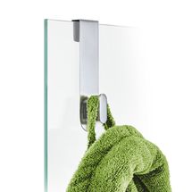 Blomus Areo handdoekhaak voor douchewand - mat rvs
