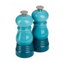 Le Creuset Mini Peper- en zoutset Caribbean Blue 12 cm