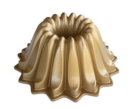 Nordic Ware Tulband Bakvorm Lotus Bundt Goud ø 21 / 1.2 Liter