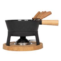 Boska Fondueset Pro - 6 personen - zwart 