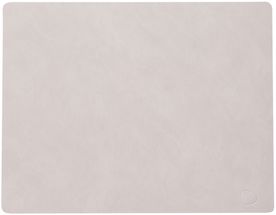 LIND DNA Placemat Nupo - Leer - Oyster White - 45 x 35 cm