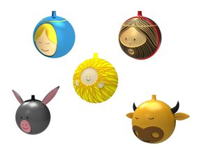 Alessi Kerstballen Set 5-Delig