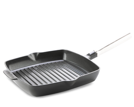 GreenPan Grillpan Featherweights - Grijs - 26 x 26 cm - Keramische anti-aanbaklaag