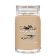Yankee Candle Geurkaars Large - met 2 lonten - Amber &amp; Sandalwood - 16 cm / ø 9 cm