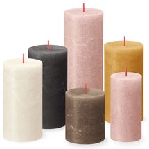 Bolsius Stompkaarsen Set Rustiek - Nordic Ambiance