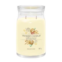 Yankee Candle Geurkaars Large - met 2 lonten - Banoffee Waffle - 16 cm / ø 9 cm