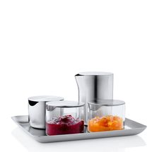 Blomus Basic 5-delige ontbijtset - mat rvs