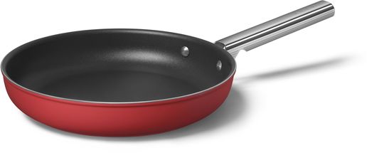 SMEG Koekenpan Rood Mat - ø 28 cm - Standaard anti-aanbaklaag