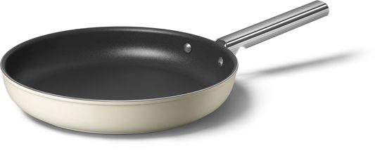 SMEG Koekenpan Creme Mat - ø 30 cm - Standaard anti-aanbaklaag