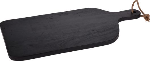 CasaLupo Serveerplank Cosy Rubberwood 59 x 25 x 2 cm - Zwart