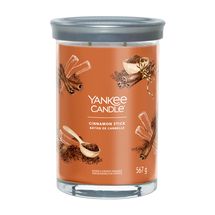 Yankee Candle Geurkaars Large Tumbler - met 2 lonten - Cinnamon Stick - 15 cm / ø 10 cm
