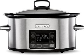 Crockpot Slowcooker - time select functie - 5.6 liter - CR066