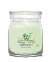 Yankee Candle Geurkaars Medium - met 2 lonten - Cucumber Mint Cooler - 11 cm / ø 9 cm