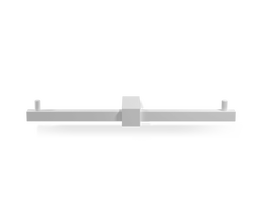 Decor Walther Corner toiletrolhouder dubbel - mat wit