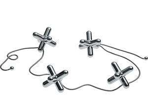 Alessi Pannenonderzetter Tripod - GCH01 - door Gabriele Chiave