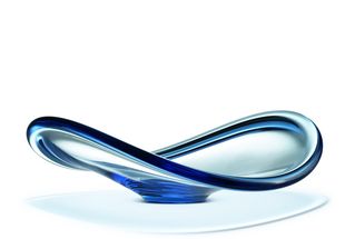 Holmegaard schaal Selandia blauw 24 cm