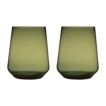Iittala Essence waterglas 35cl - mosgroen - 2 stuks