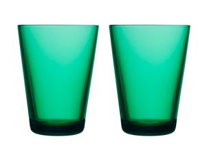 Iittala Kartio glas 40cl emerald - 2 stuks