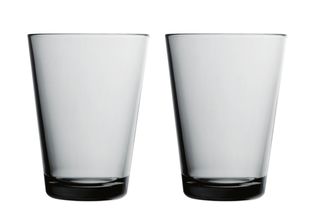 Iittala Kartio glas 40cl grijs - 2 stuks