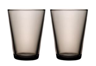 Iittala Kartio glas 40cl zand - 2 stuks