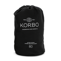 Korbo wasmandzak 80 liter - zwart