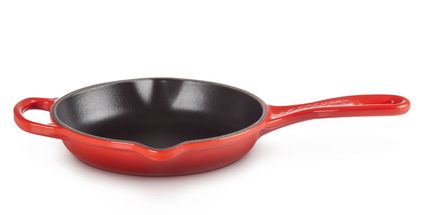 Le Creuset Skillet Signature Kersenrood - ø 16 cm - Geëmailleerde anti-aanbaklaag