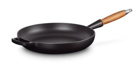 Le Creuset Koekenpan Signature Mat Zwart - ø 28 cm / 2.6 Liter - Geëmailleerde anti-aanbaklaag