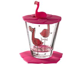Leonardo Kinderglas Set Bambini Flamingo 215 ml - 3-Delig