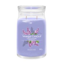 Yankee Candle Geurkaars Large - met 2 lonten - Lilac Blossoms - 16 cm / ø 9 cm