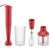 Alessi Plissé staafmixer - rood - compleet