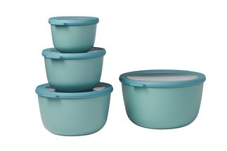 Mepal Multikom Set Nordic Green 4-Delig (500 ml, 1, 2 en 3 Liter)