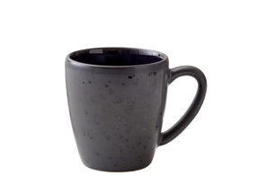 Bitz koffiebeker 19cl - zwart/donkerblauw