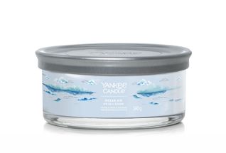 Yankee Candle Geurkaars Tumbler - met 5 lonten - Ocean Air - 6 cm / ø 13 cm